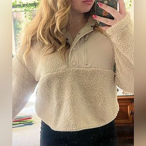 Will Skye, Women’s Fuzzy Half-Zip Hoodie, Teddy Jacket